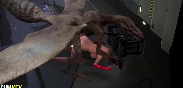 Dinosaur nylon sex stockings