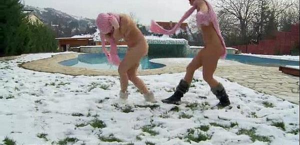 NudeFightClub presents Snowy fun