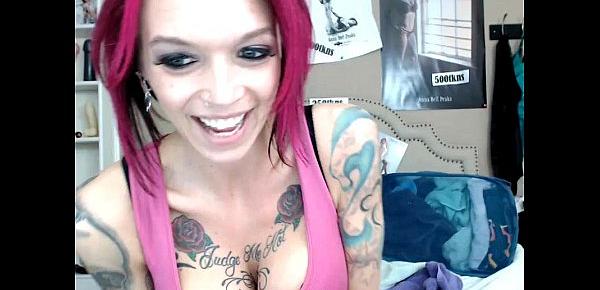 red head shows on cam nice little body
